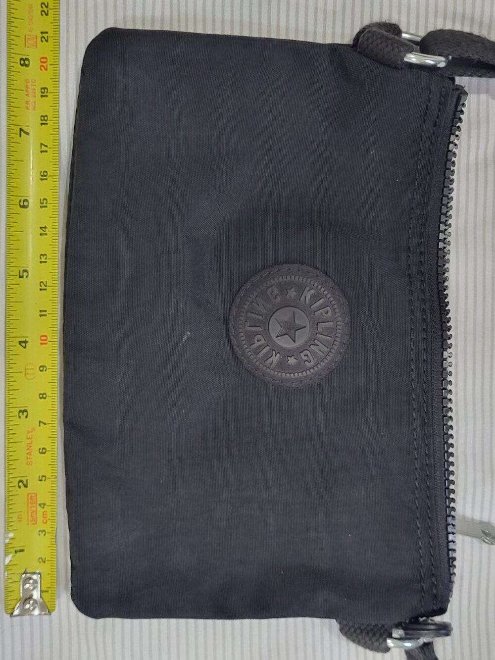 Kipling Creativity XB Black Noir Nylon Crossbody Bag Adjustable Strap